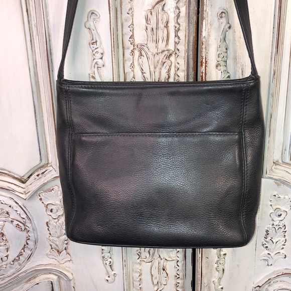 Coach Handbags - VINTAGE Coach Multi Sections Pebble Leather Bucket Bag